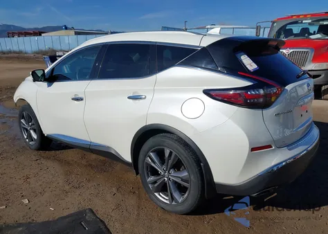 2022 Nissan Murano Platinum Intelligent Awd из США, поврежденный, VIN 5N1AZ2DS2NC114150
